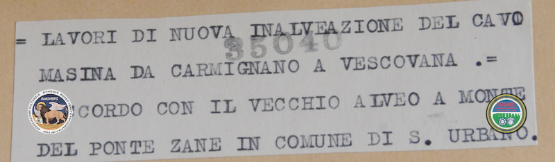 1935 04 00 DP Sant&#039;Urbano CAVO MASINA CARMIGNANO VESCOVANA PONTE ZANE id_35040 2a retro